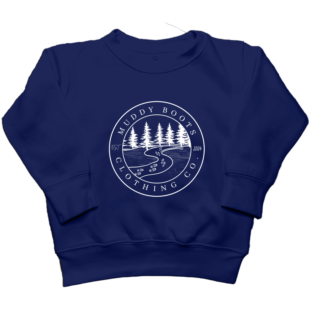 Muddy Trails Kids Crew Neck Sweatshirt