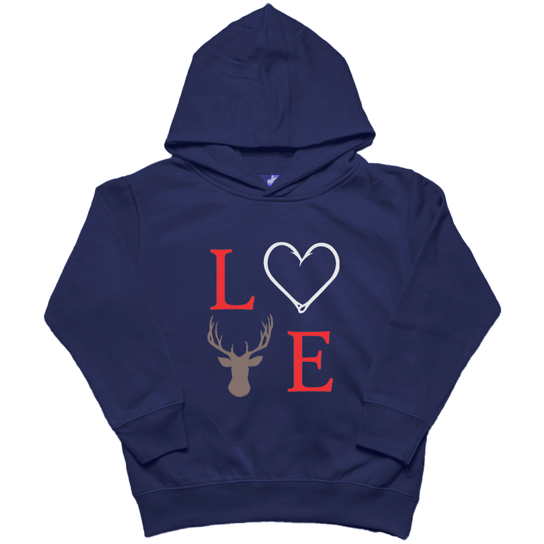 Buck Love Toddler Hoodie