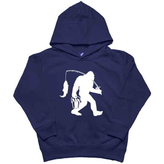 Fishing Sasquatch Toddler Hoodie