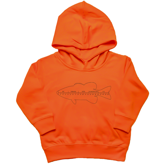 Fishing Ruler Toddler Hoodie