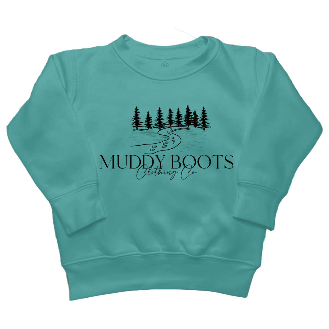 Muddy Trails Toddler Crew Neck Sweatshirt