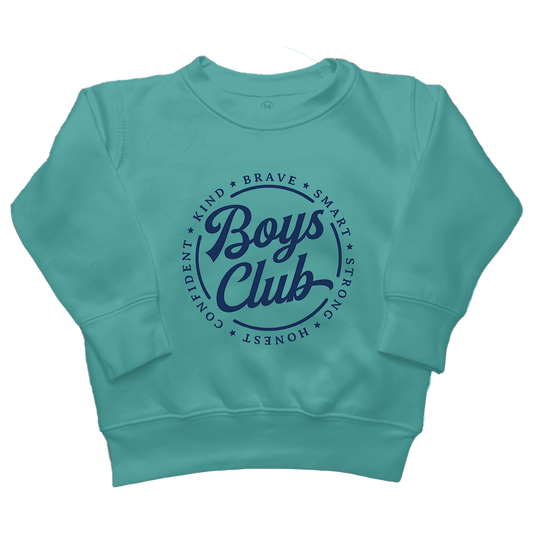 Boys Club Toddler Crew Neck Sweatshirt