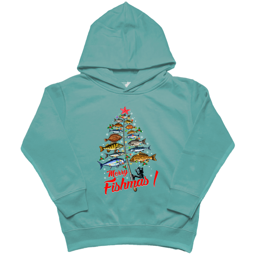 Merry Fishmas Toddler Hoodie