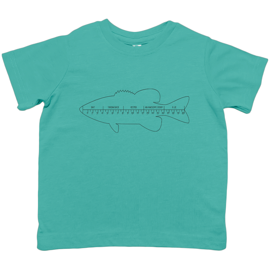 Fishing Ruler Toddler Tee