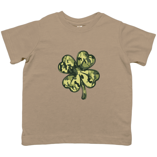 Camo Clover Kids Tee