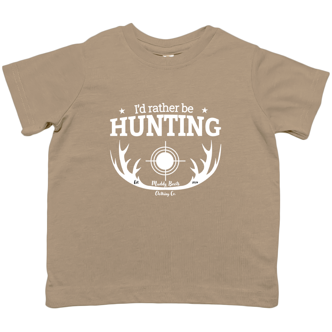 I'd Rather be Hunting Kids Tee