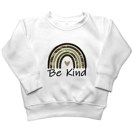 Be Kind Toddler Crew Neck Sweatshirt