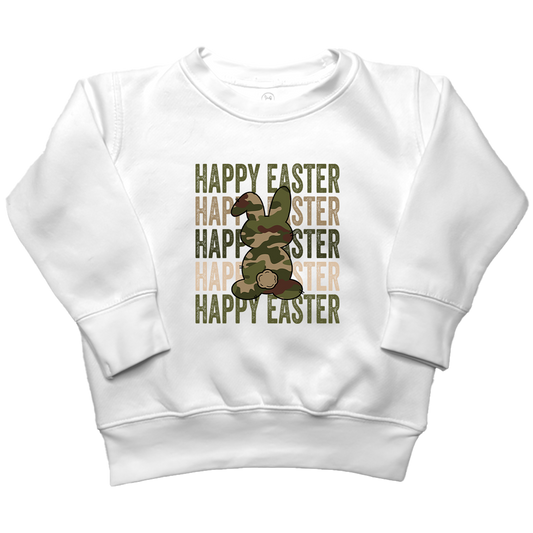 Happy Easter Toddler Crew Neck Sweatshirt