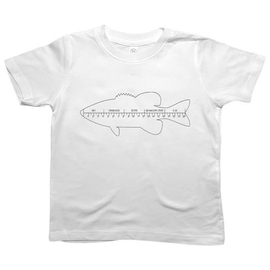 Fishing Ruler Kids Tee