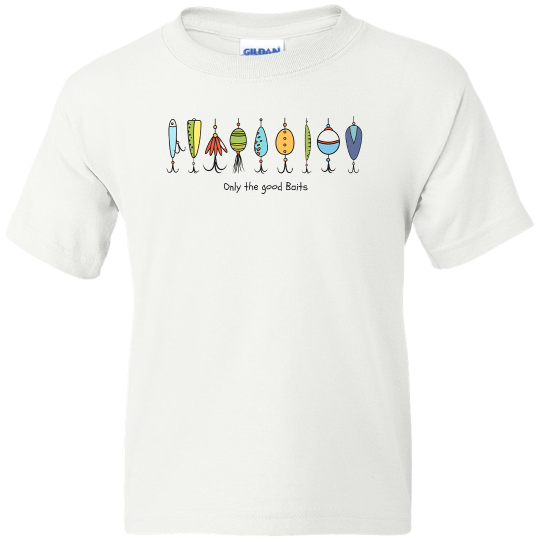 Only The Good Baits Kids Tee