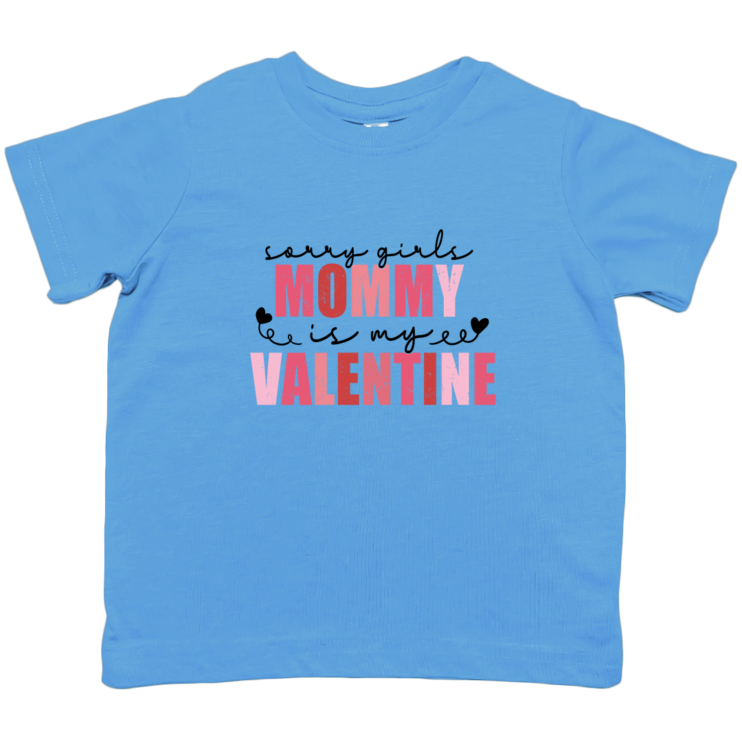 Mommy Is My Valentine Kids Tee