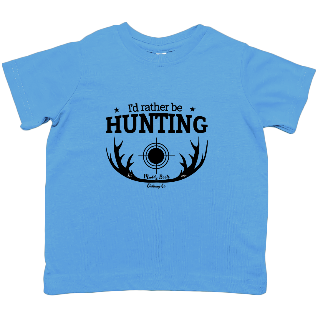 I'd Rather be Hunting Kids Tee