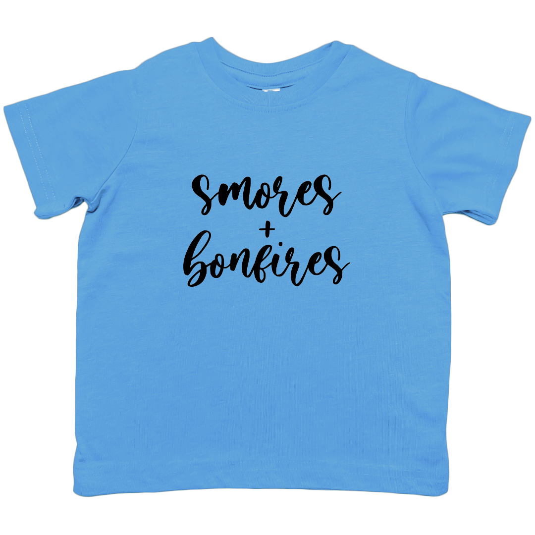 Smores And Bonfires Kids Tee