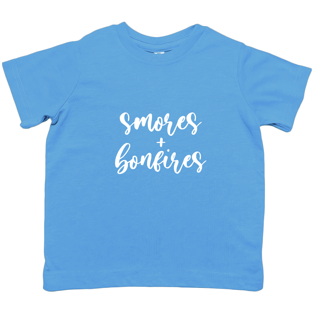 Smores And Bonfires Kids Tee