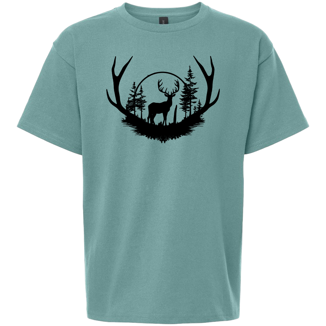 Deer Head Adult Tee