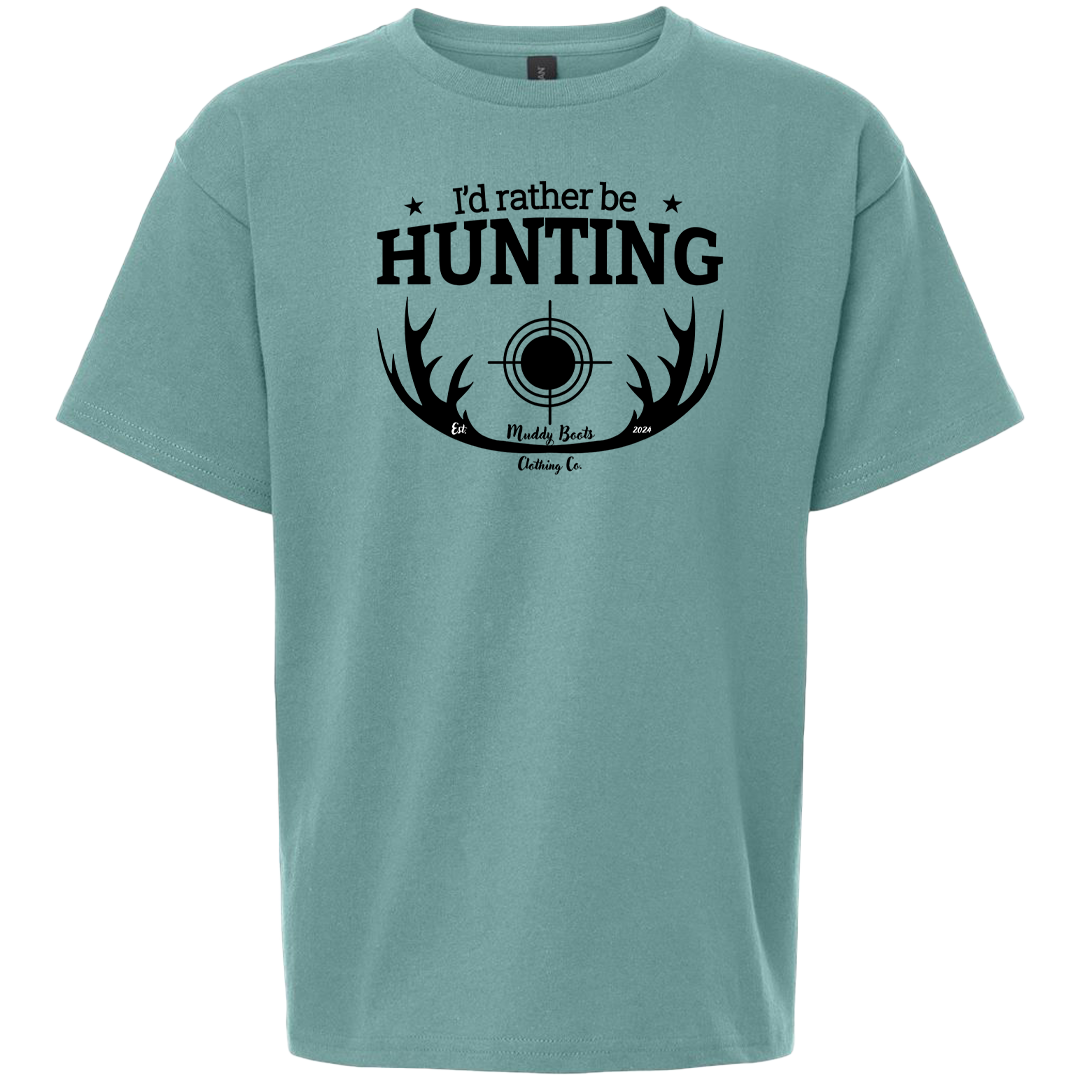 I'd Rather be Hunting Kids Tee