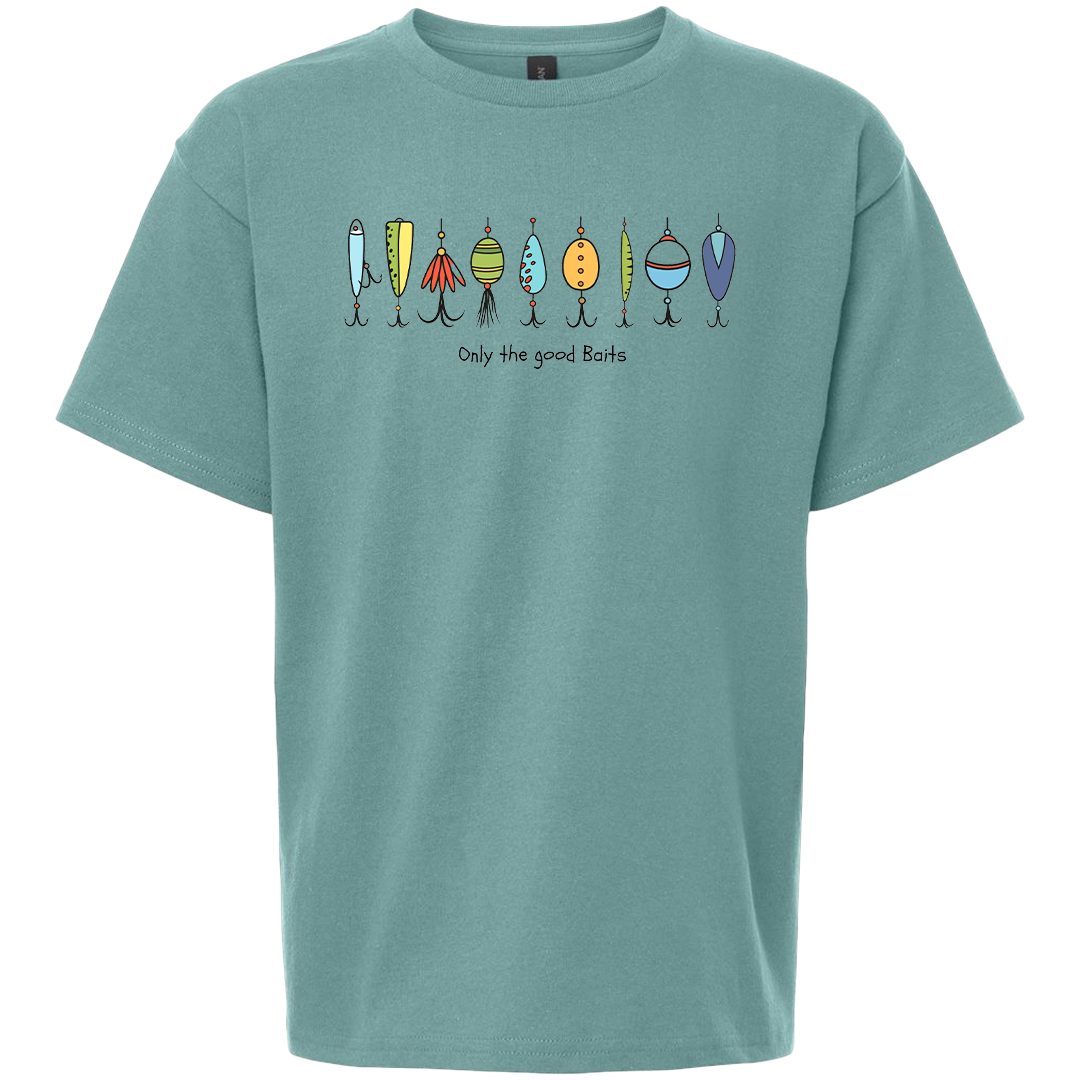 Only The Good Baits Kids Tee