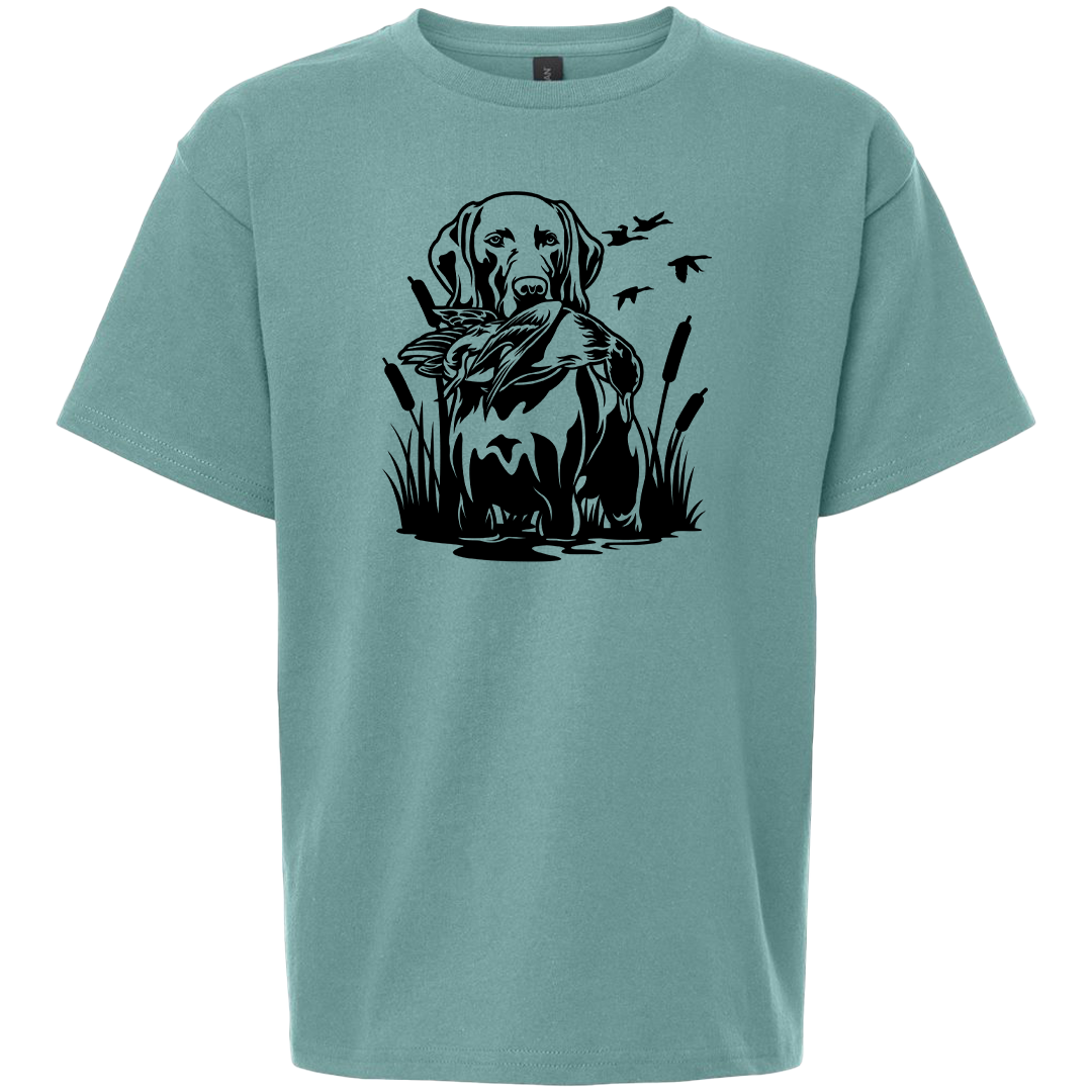 Duck Hunting Dog Adult Tee