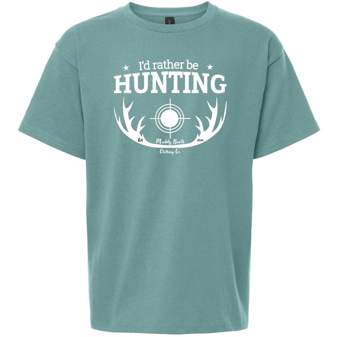 I'd Rather be Hunting Kids Tee