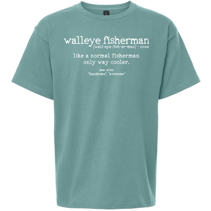Walleye Fisherman Definition Adult Tee