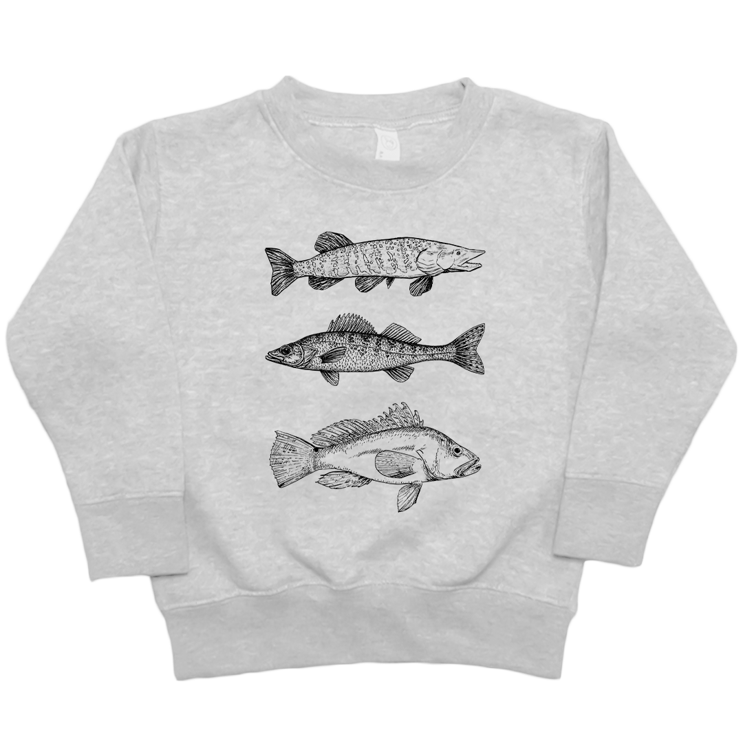 Midwest Fish Kids Crew Neck Sweatshirt