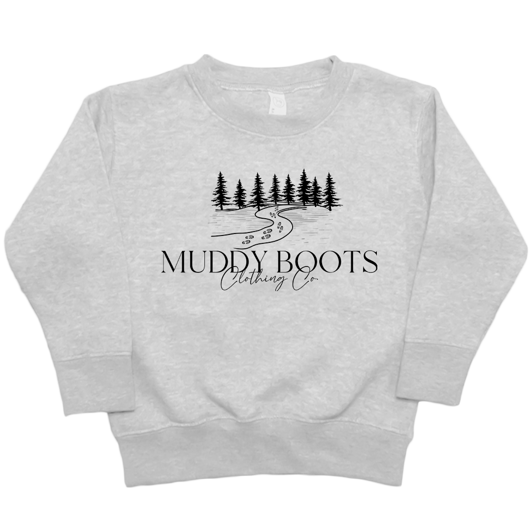 Muddy Boots Kids Crew Neck Sweatshirt