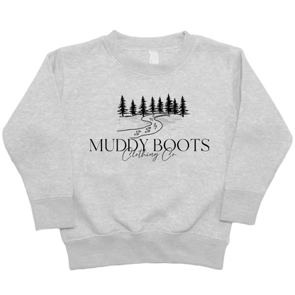 Muddy Boots Kids Crew Neck Sweatshirt