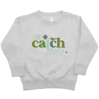 Can't Catch Me Kids Crew Neck Sweatshirt