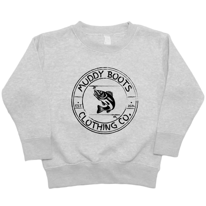 Rod Bending Kids Crew Neck Sweatshirt