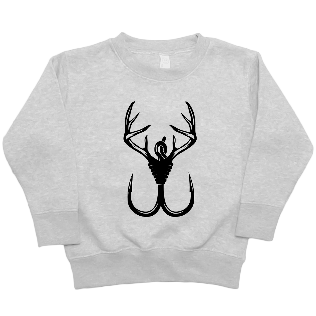 Antler Hook Kids Crew Neck Sweatshirt