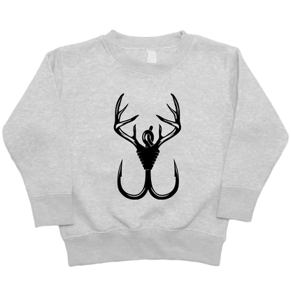 Antler Hook Kids Crew Neck Sweatshirt