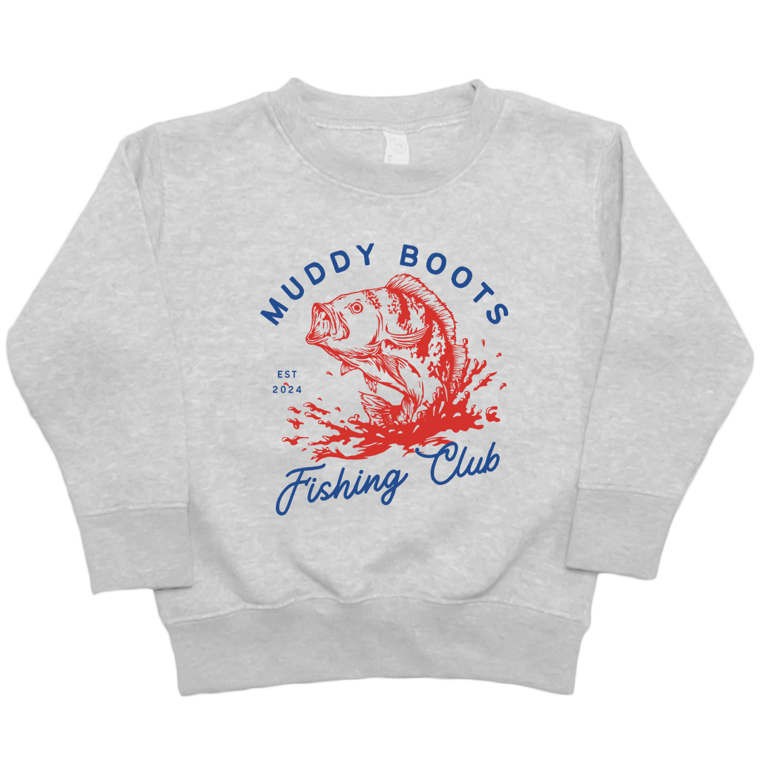 MB Fishing Club Kids Crew Neck Sweatshirt