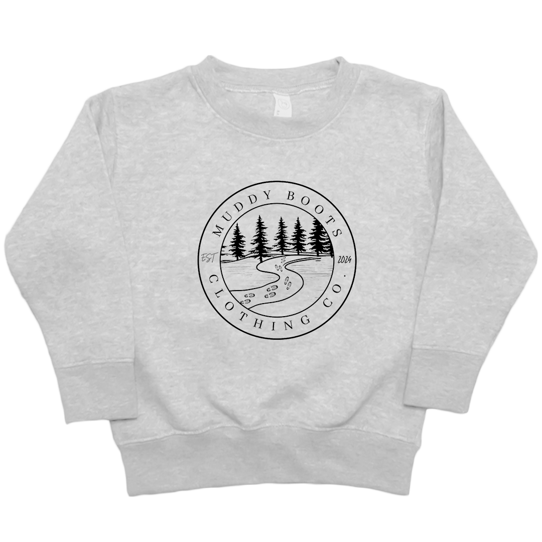 Muddy Trails Kids Crew Neck Sweatshirt