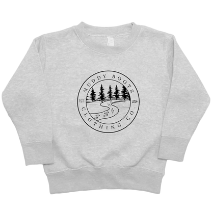 Muddy Trails Kids Crew Neck Sweatshirt