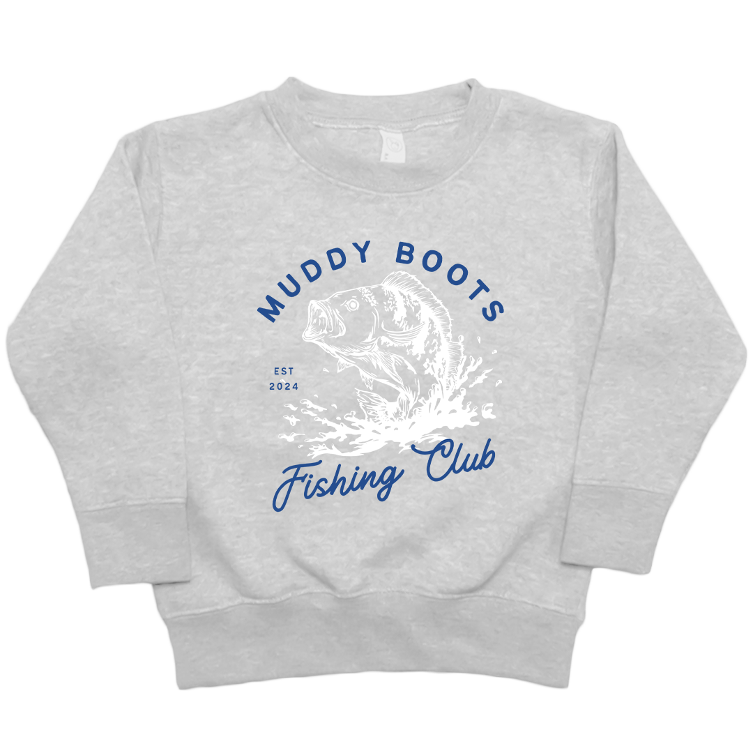 MB Fishing Club Kids Crew Neck Sweatshirt