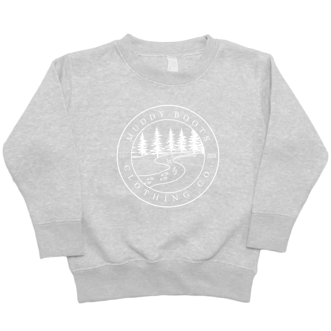 Muddy Trails Kids Crew Neck Sweatshirt