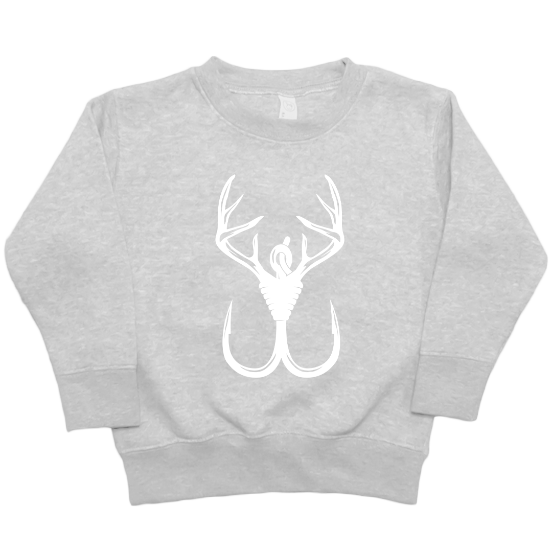 Antler Hook Kids Crew Neck Sweatshirt