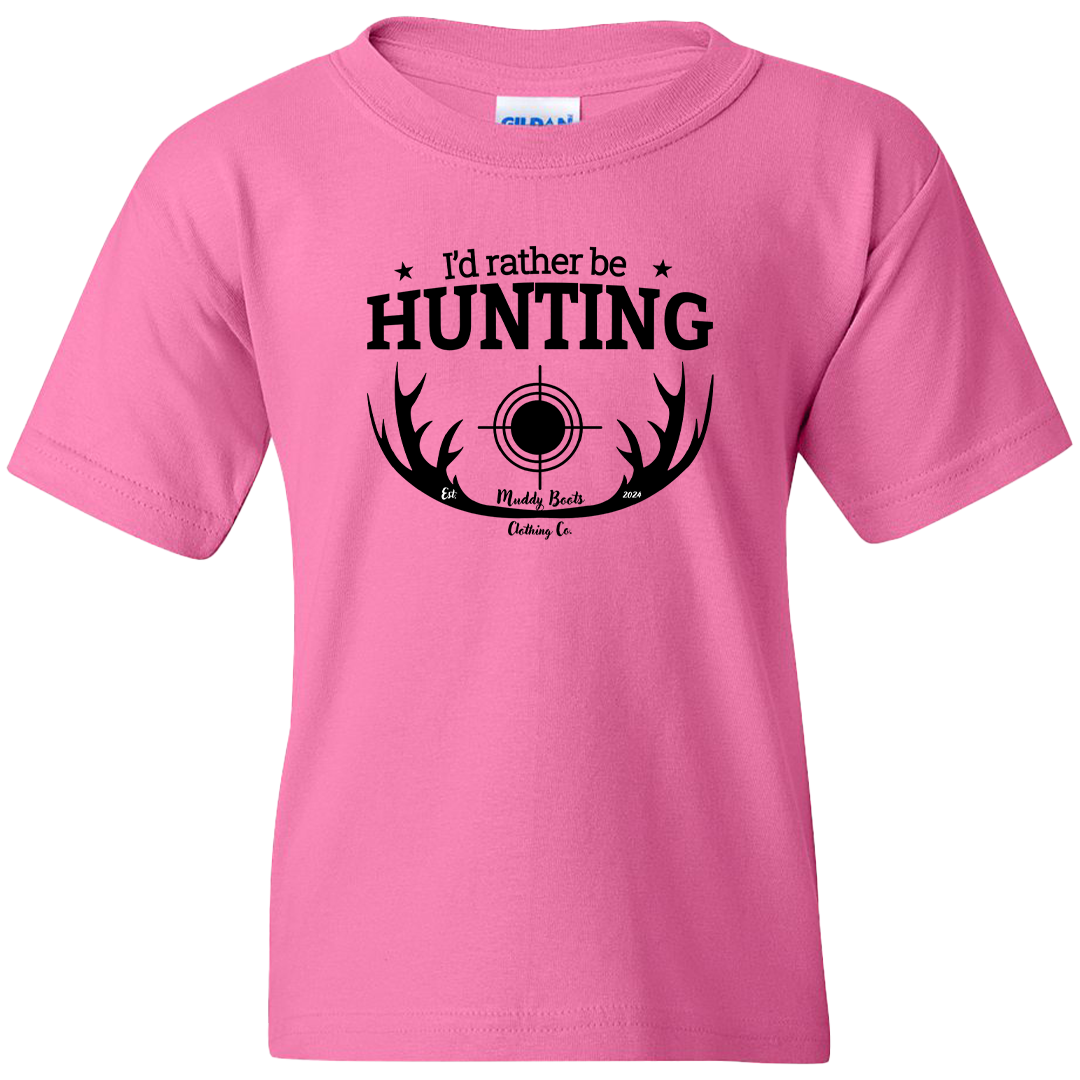 I'd Rather be Hunting Kids Tee