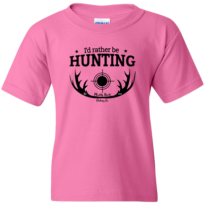 I'd Rather be Hunting Kids Tee