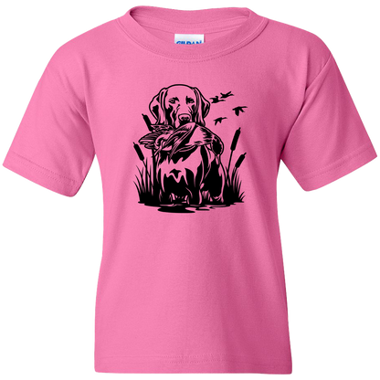 Duck Hunting Dog Adult Tee