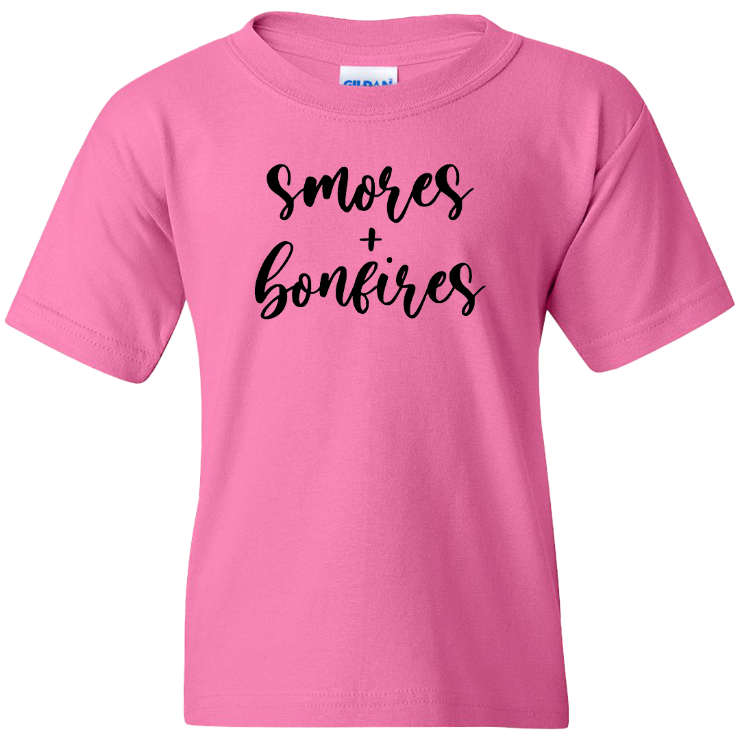 S'mores And Bonfires Kids Tee