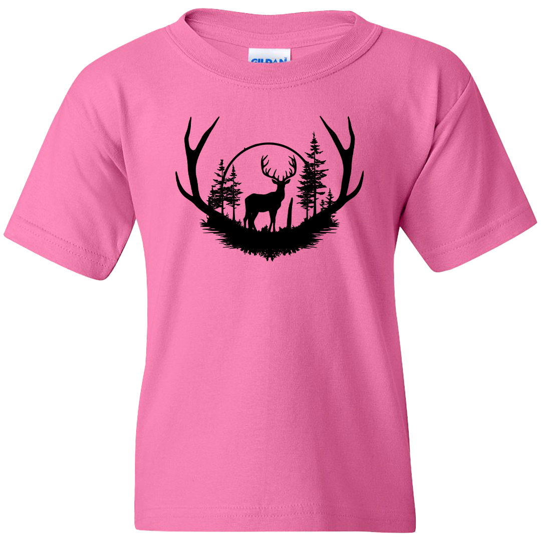 Deer Head Adult Tee