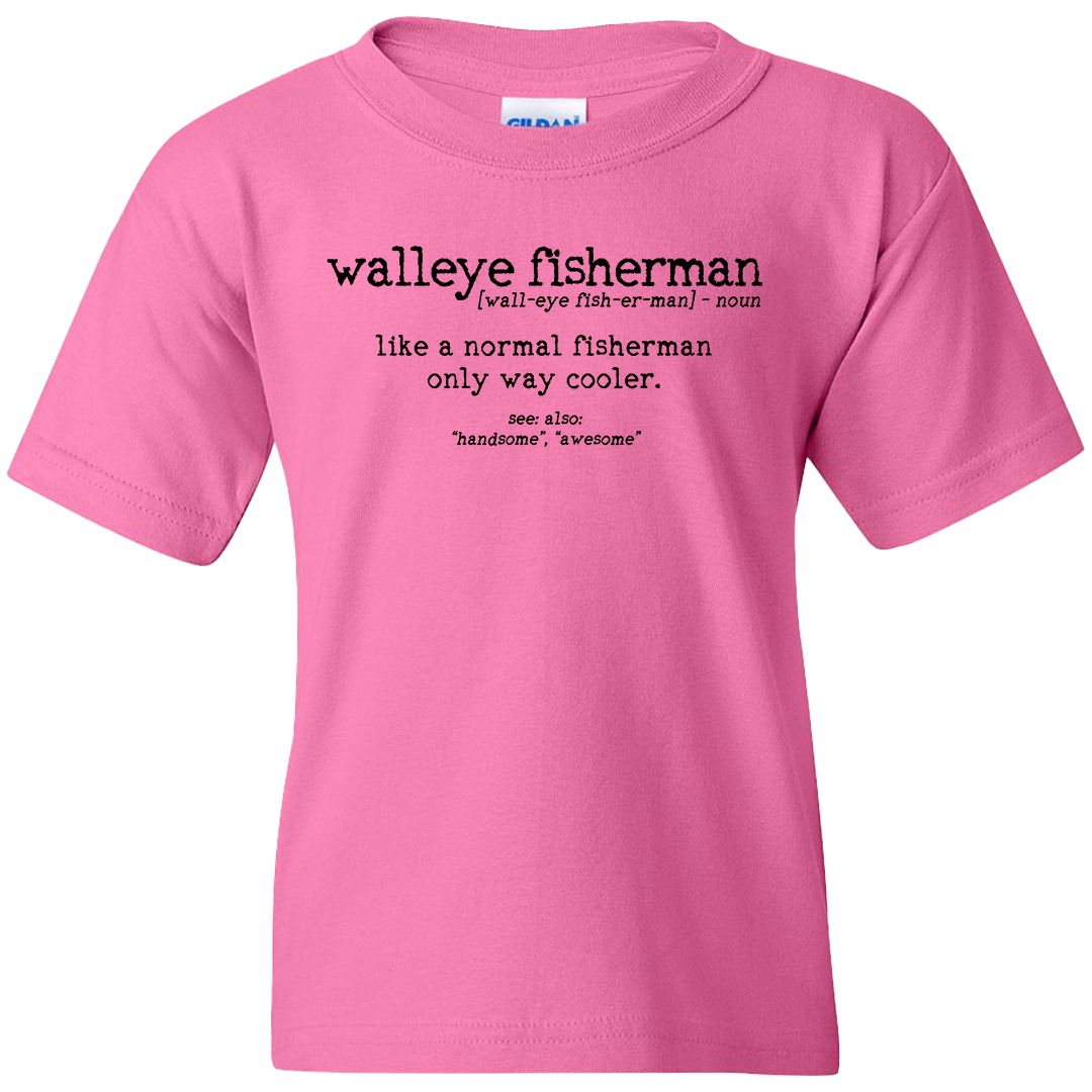 Walleye Fisherman Definition Adult Tee