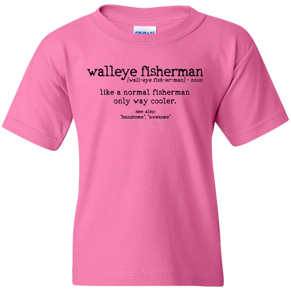 Walleye Fisherman Definition Adult Tee