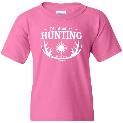 I'd Rather be Hunting Kids Tee