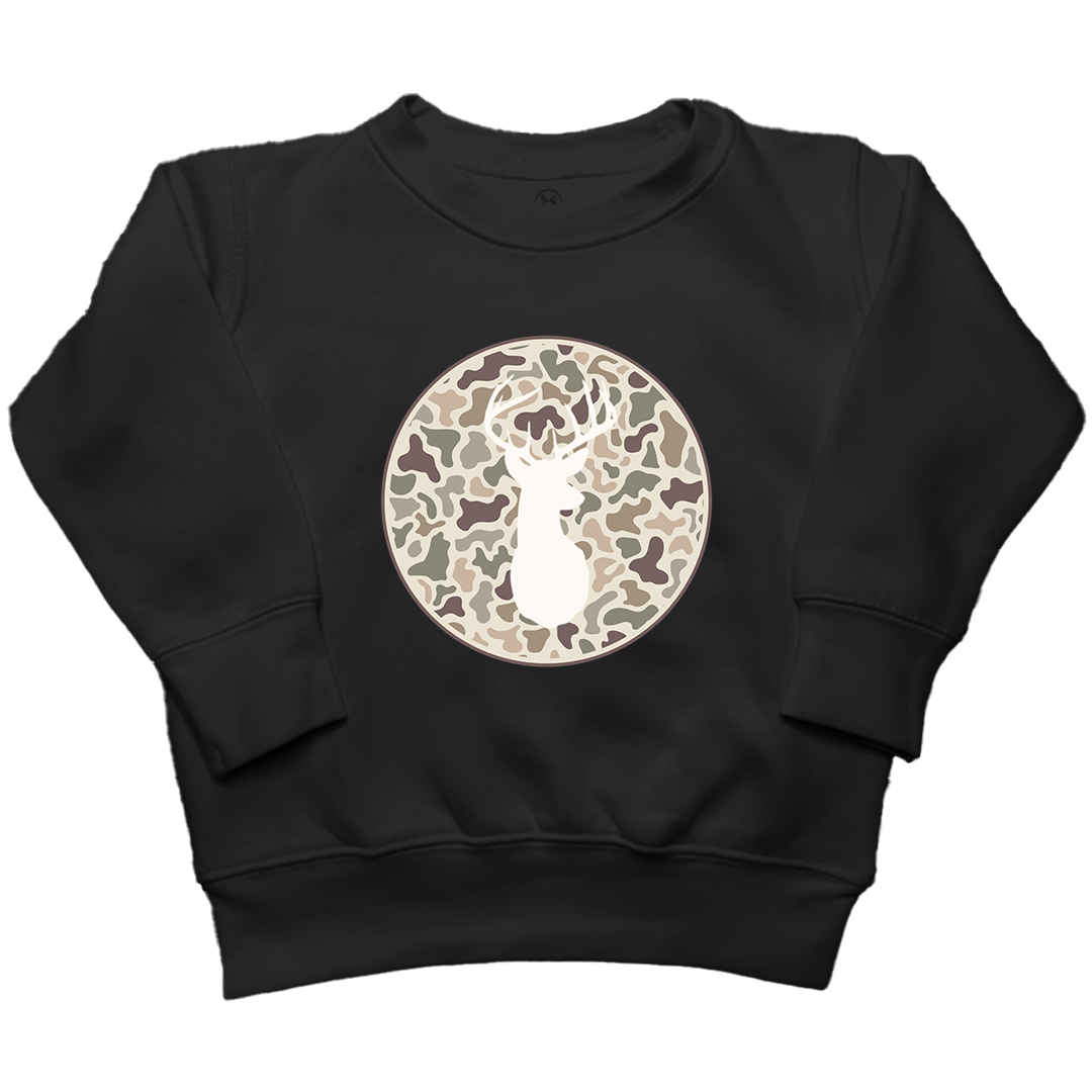 Whitetail Toddler Crew Neck Sweatshirt