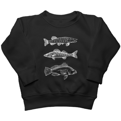 Midwest Fish Toddler Crew Neck Sweatshirt