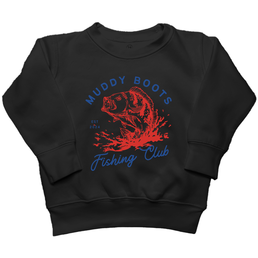 MB Fishing Club Toddler Crew Neck Sweatshirt