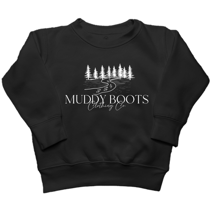 Muddy Boots Toddler Crew Neck Sweatshirt