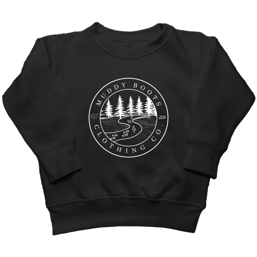 Muddy Trails Kids Crew Neck Sweatshirt